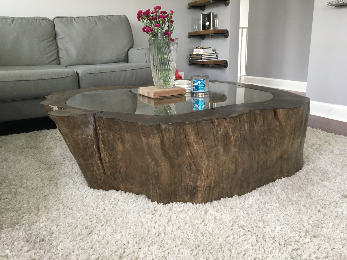 Sycamore Cross Cut Coffee Table