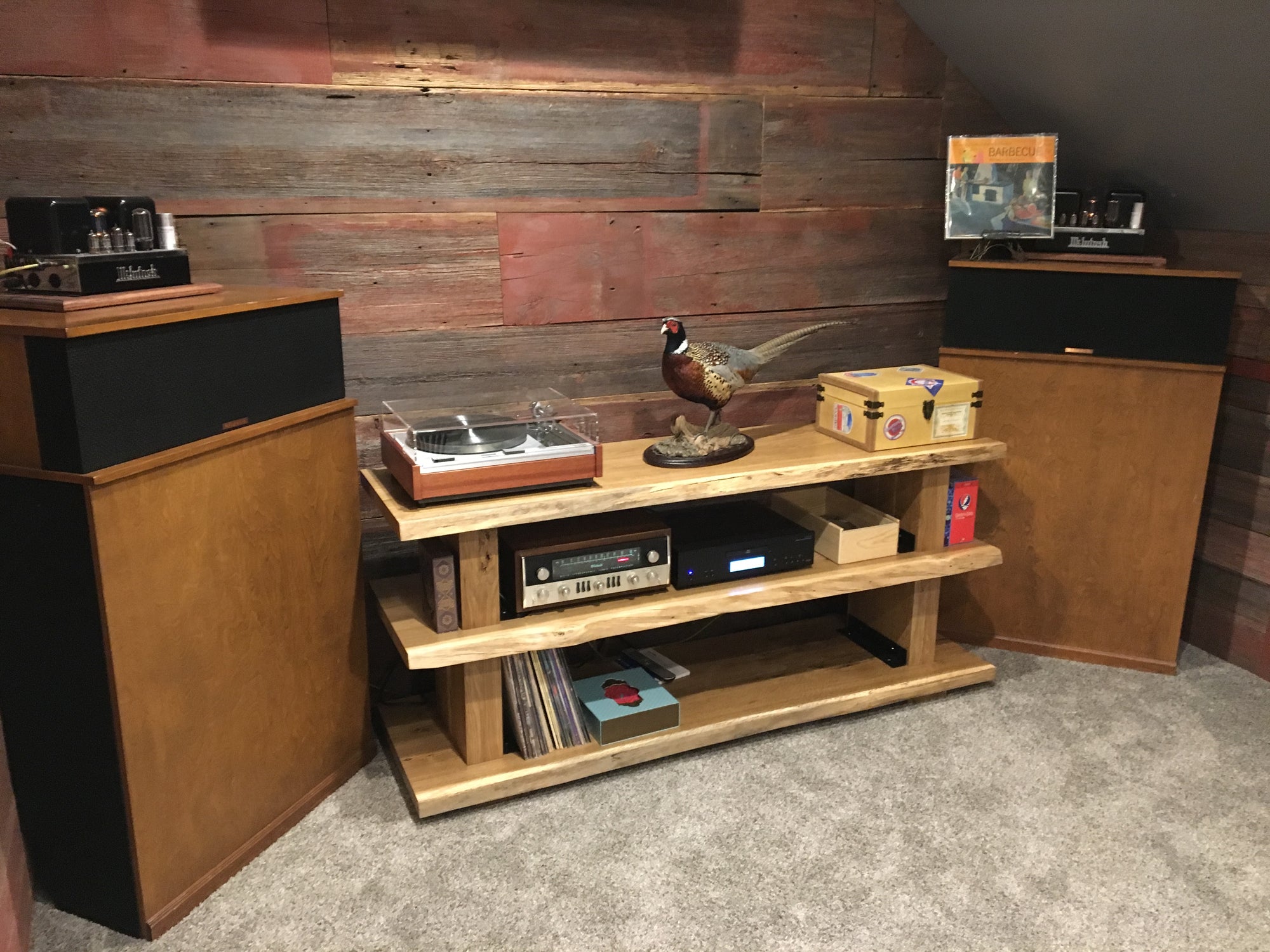 White Oak Console Table 218