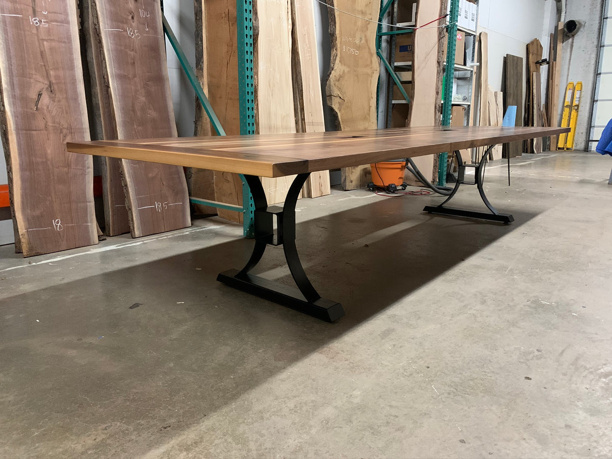 Custom Walnut Conference Table 