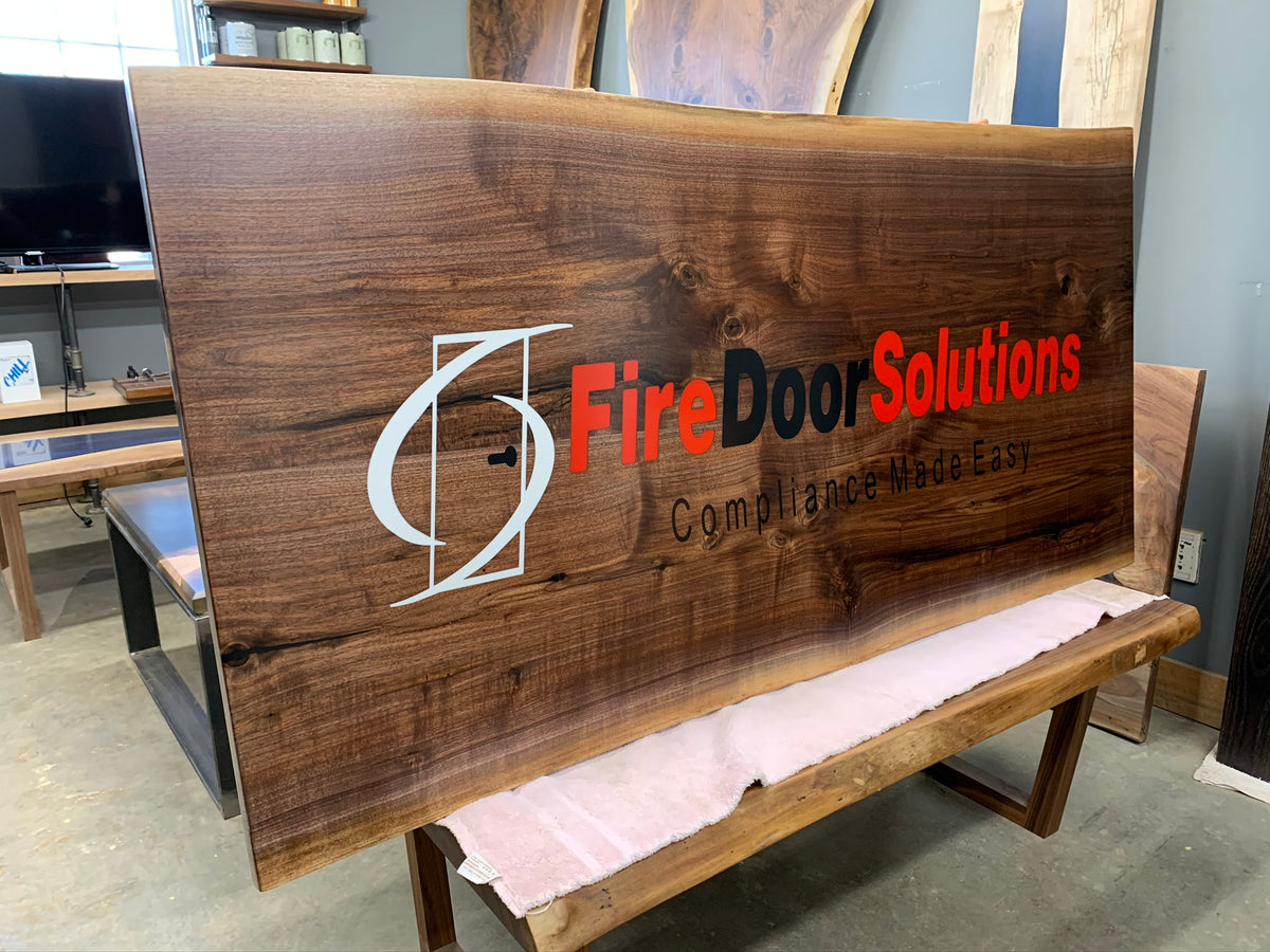 Walnut Breakroom Table