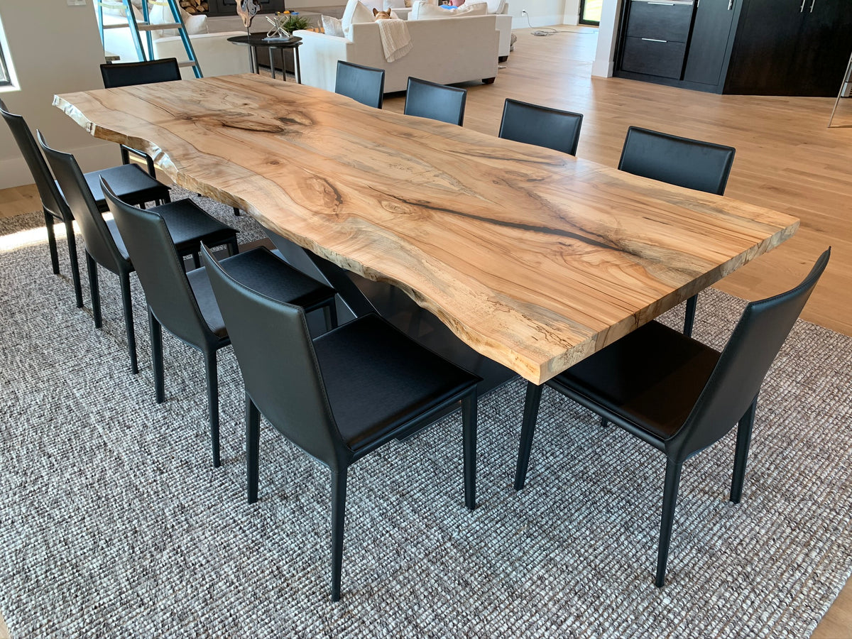 Maple Dining Table 159 - KC Custom Hardwoods
