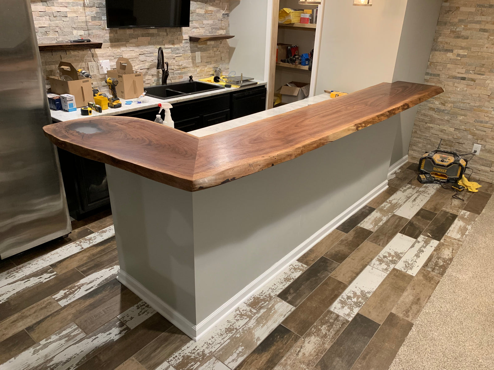 Walnut Bar Top