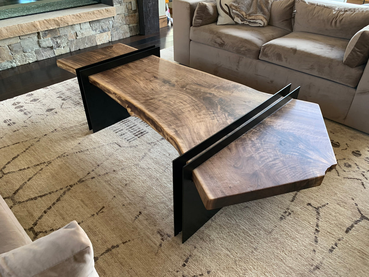 Live Edge Black Walnut Coffee Table 188