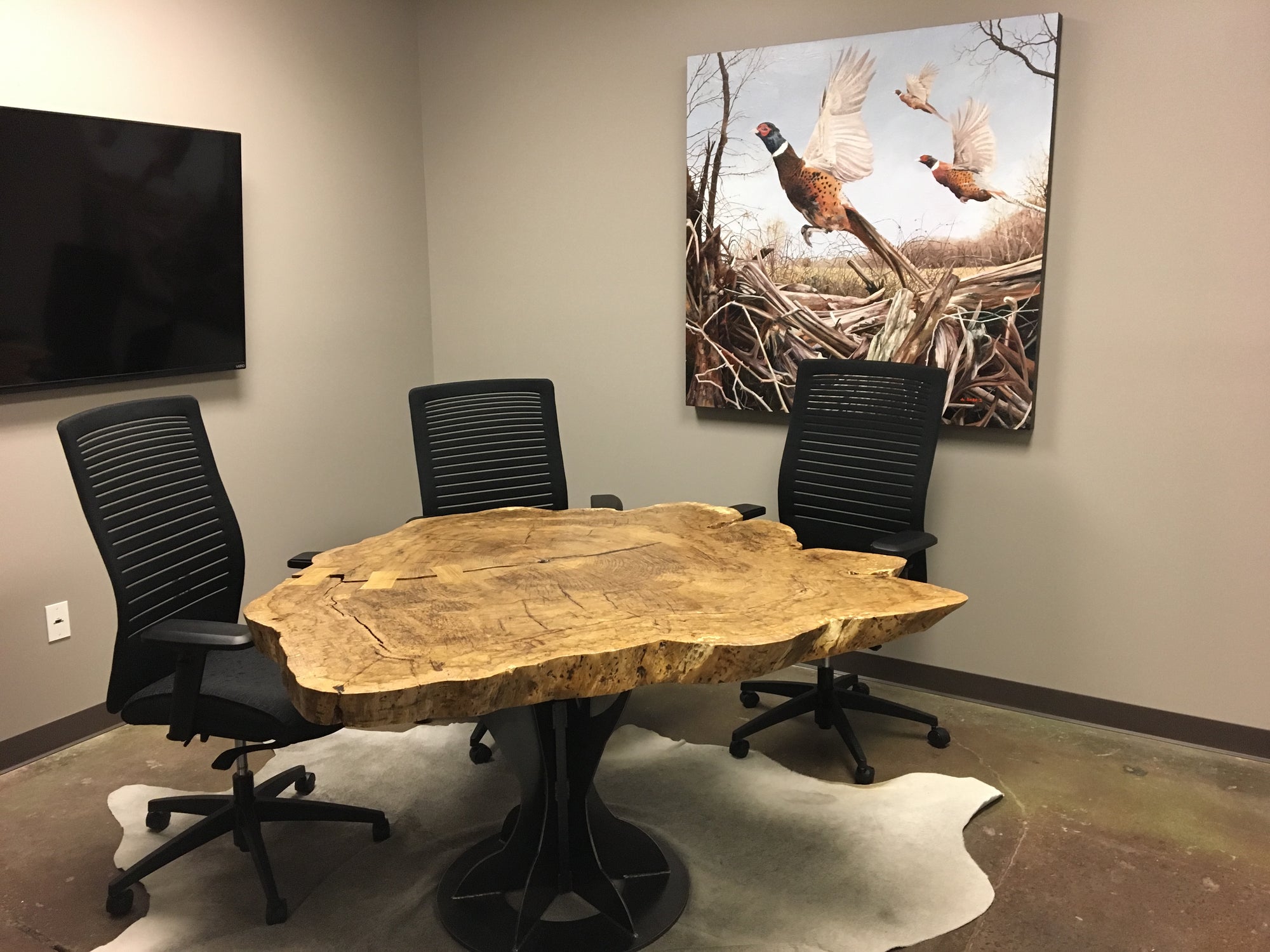 White Oak Crosscut Table 