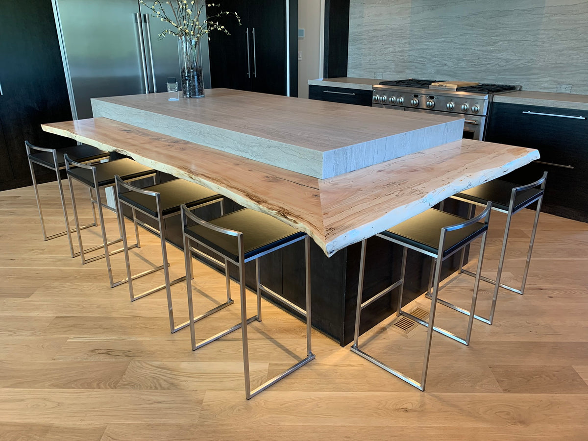 Live Edge Maple Bar Top