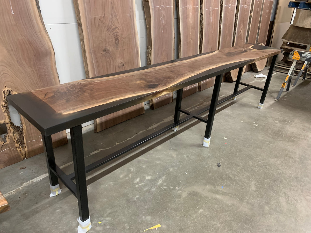 Walnut Epoxy Casted Bar