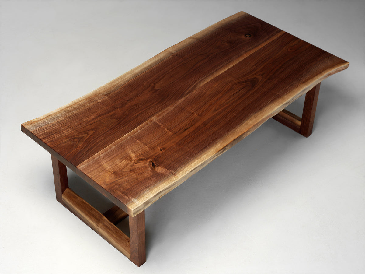 Bookmatch Walnut Coffee Table