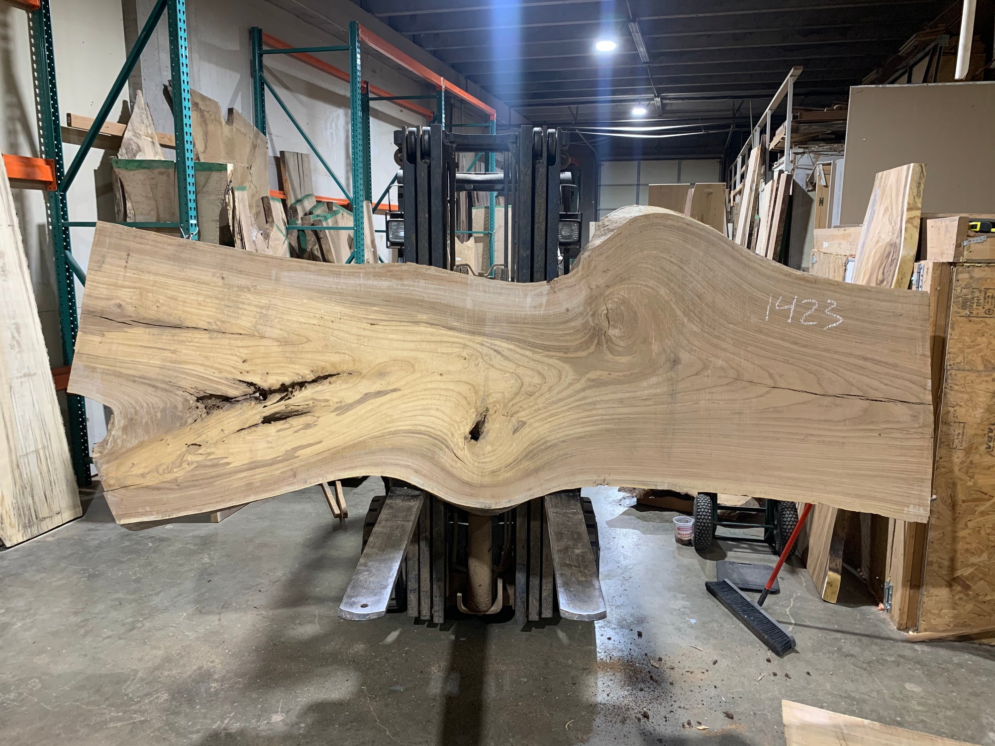 Siberian Elm (1423) 127” L x 32-44” W x 3” T