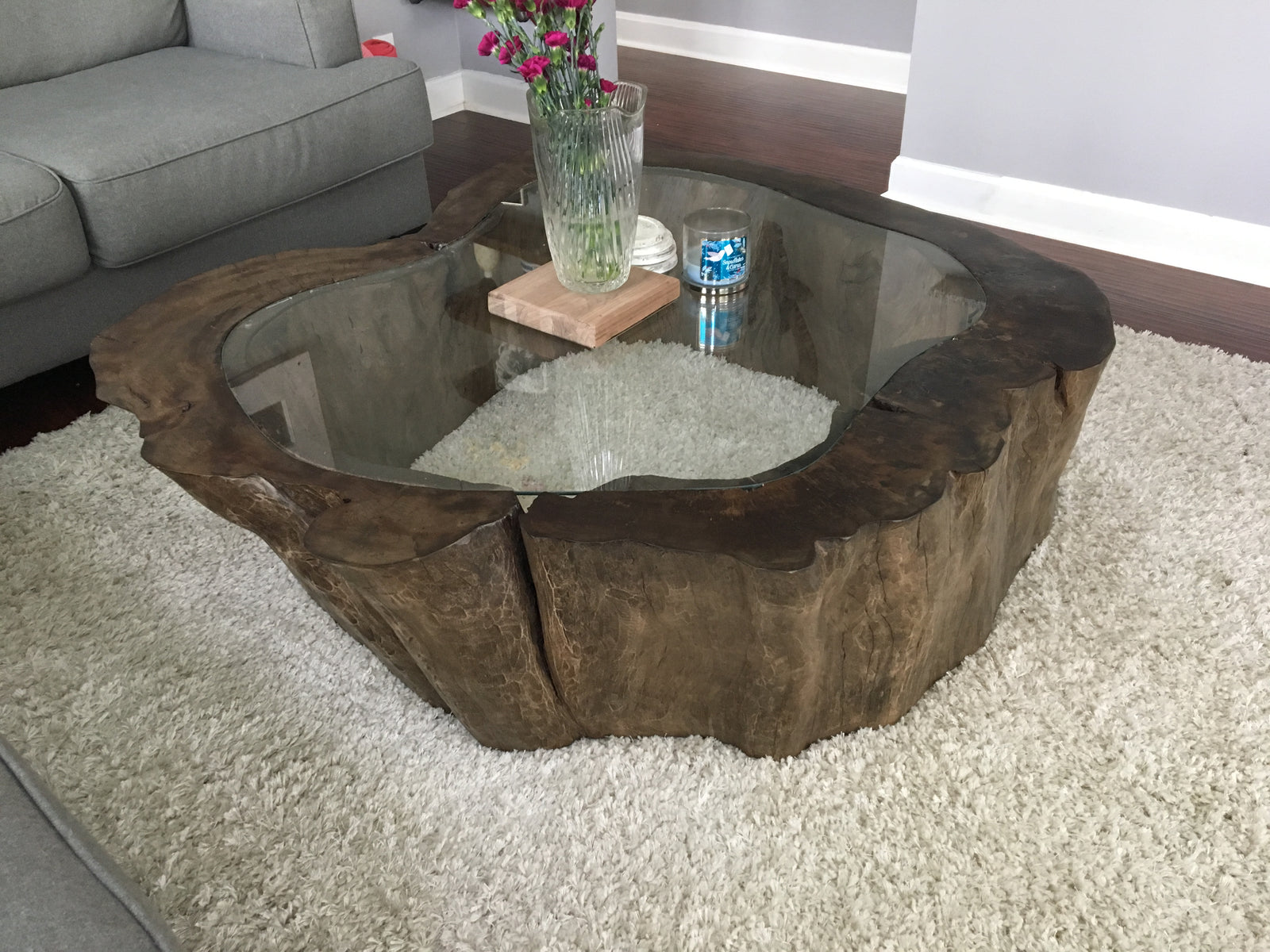 Sycamore Cross Cut Coffee Table