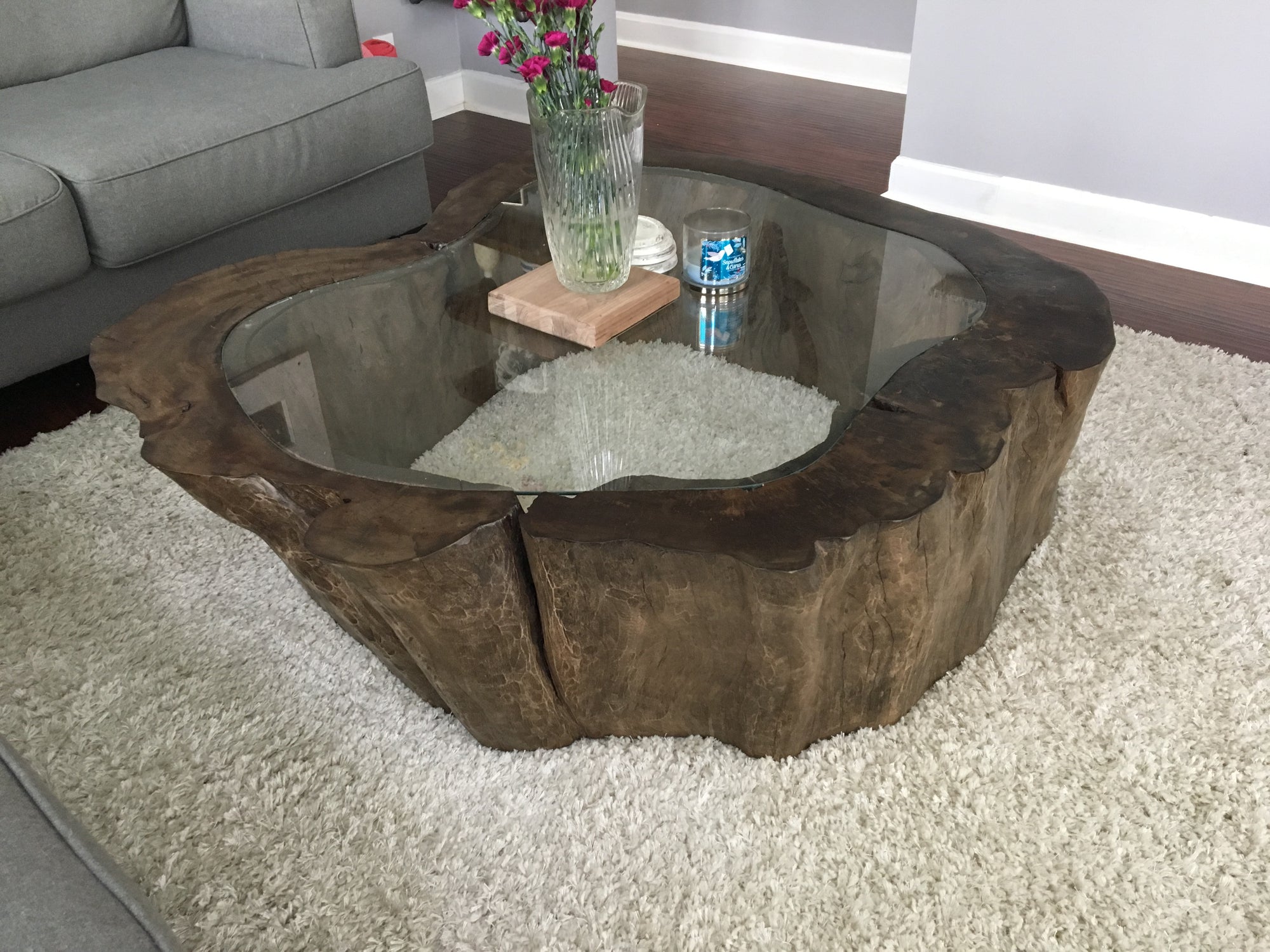 Sycamore Cross Cut Coffee Table 175