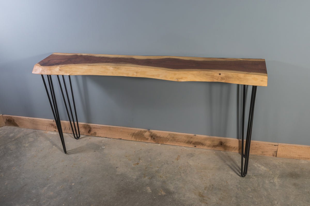 Walnut Console Table