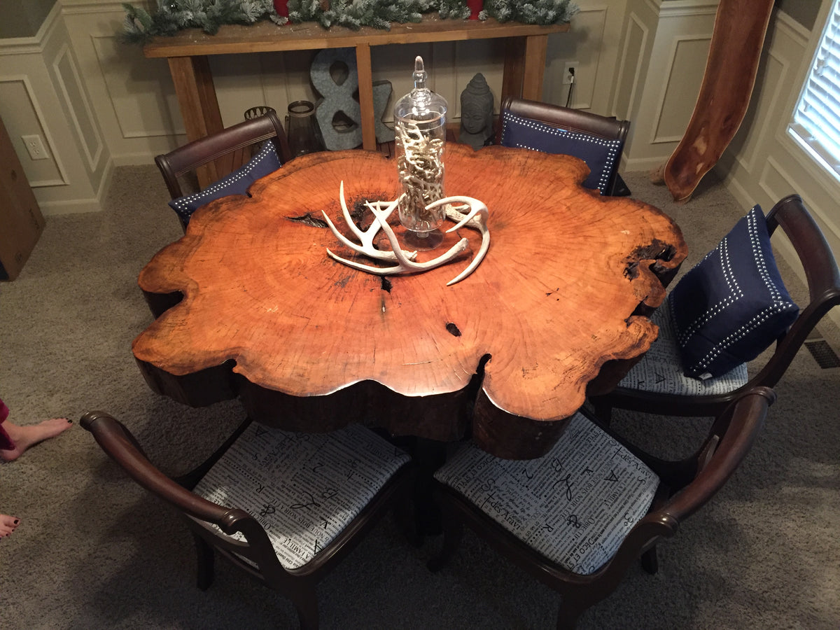 Maple Cross Cut Dining Table