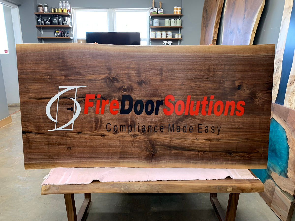 Walnut Breakroom Table