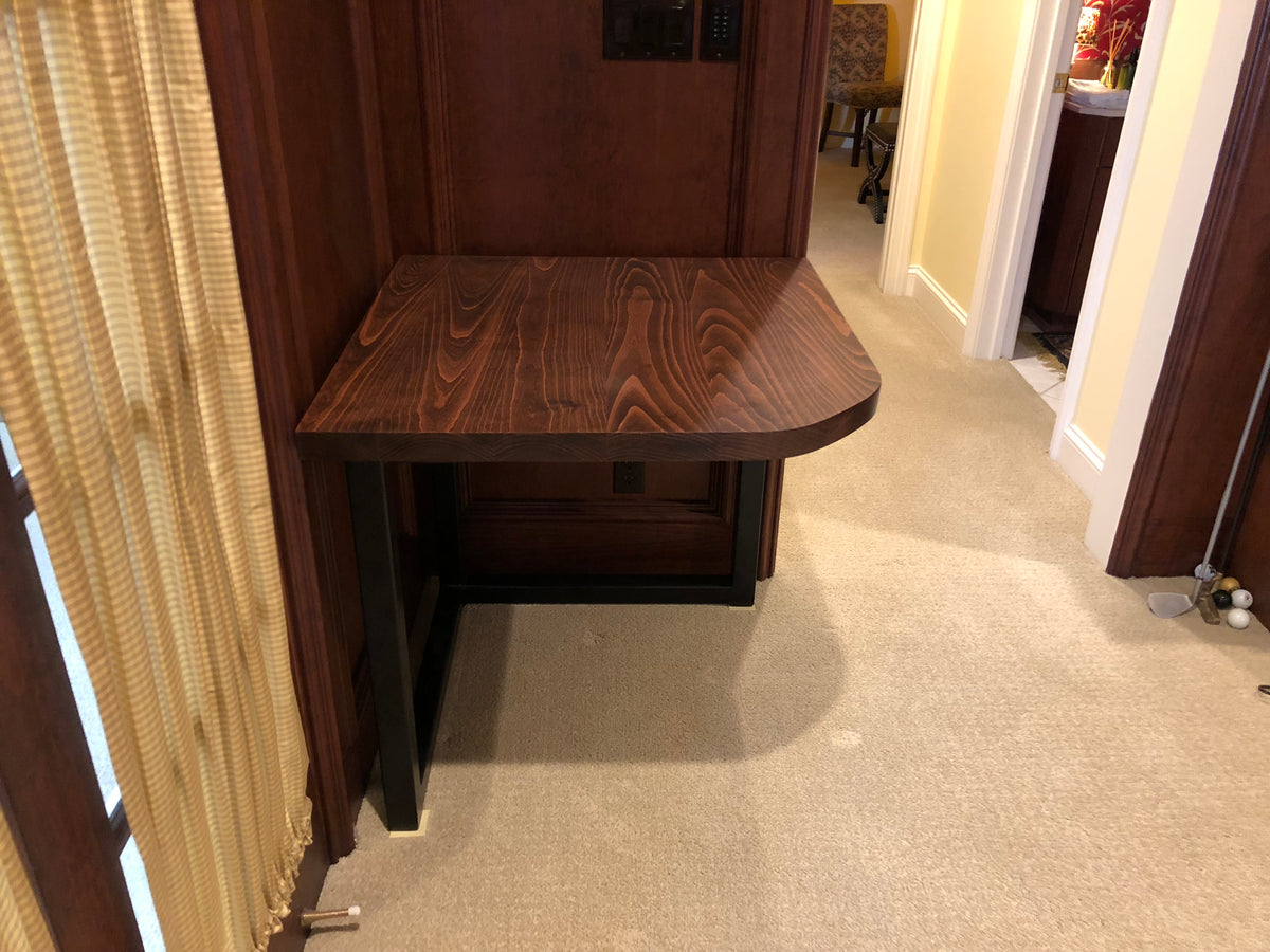 Beech Desk with Mahogany Stain