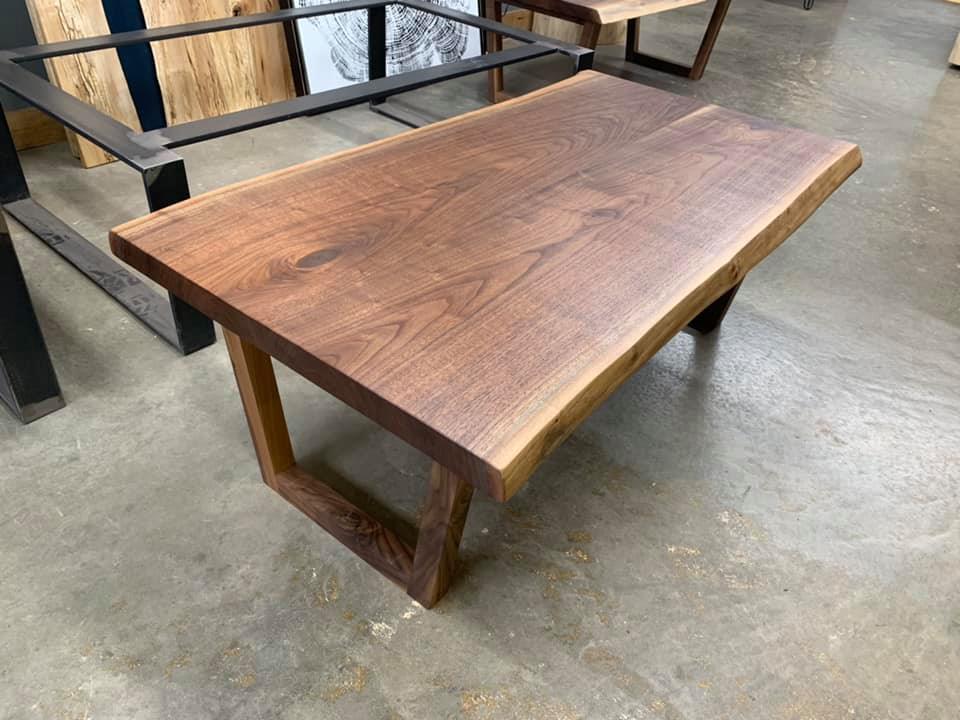 Live Edge Black Walnut Coffee Table