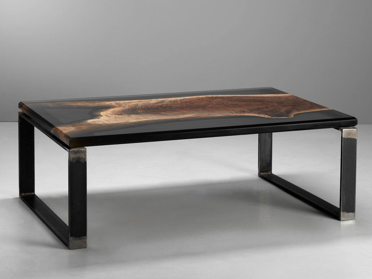 Walnut Epoxy Casted Coffee Table 141