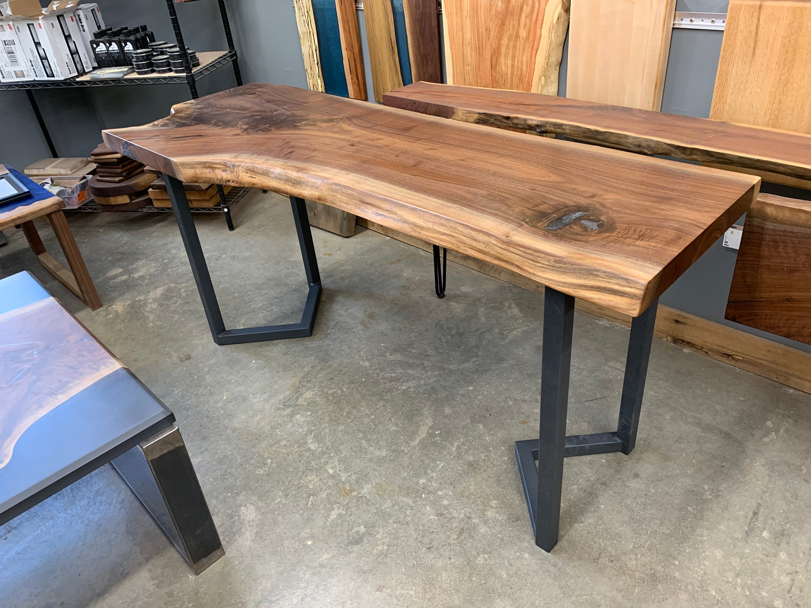 Live Edge Walnut Desk