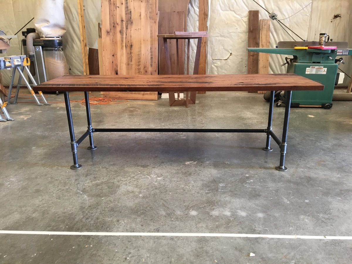 Reclaimed Red Oak Desk