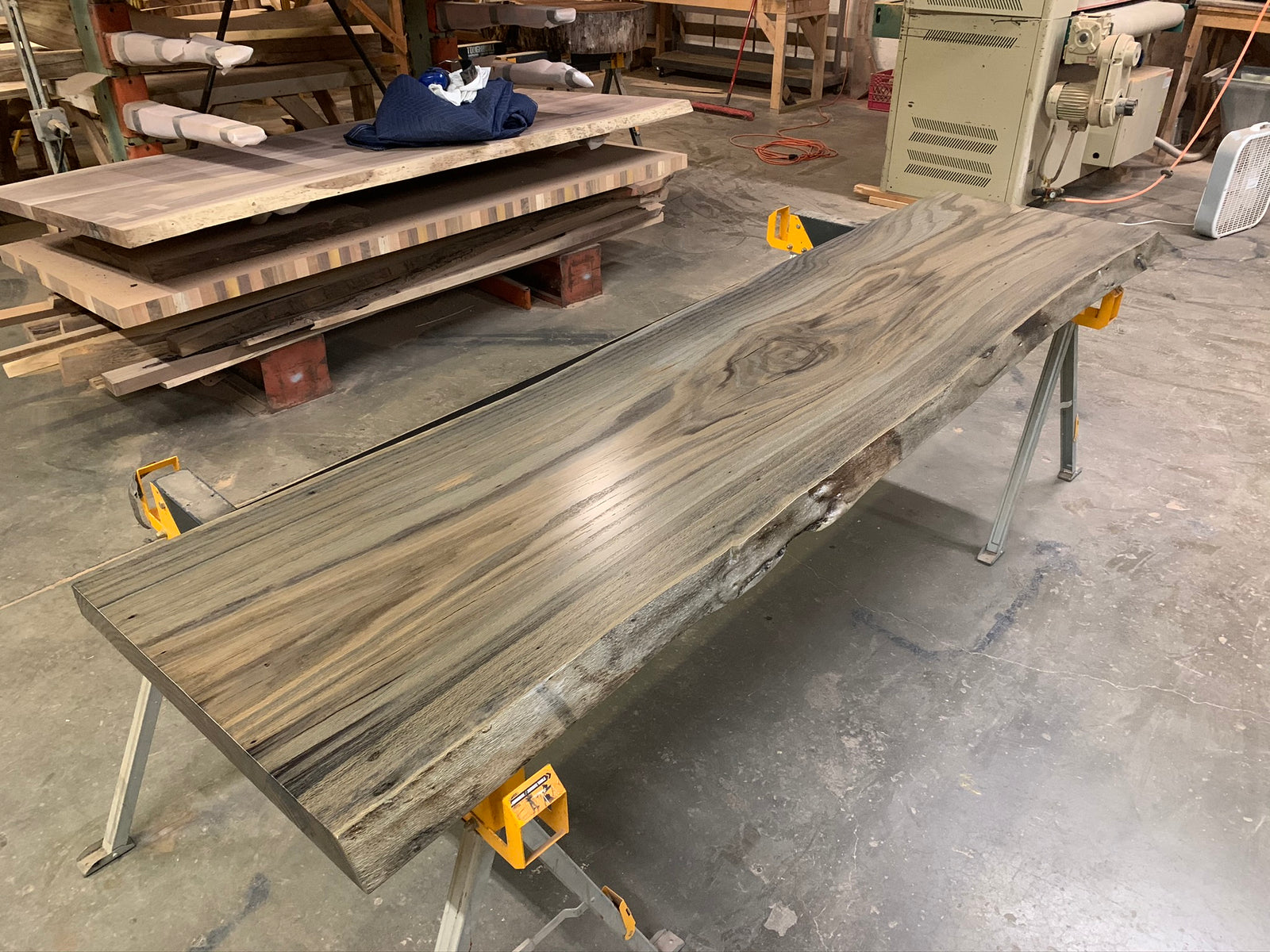 Ebonized Pin Oak Bar Top