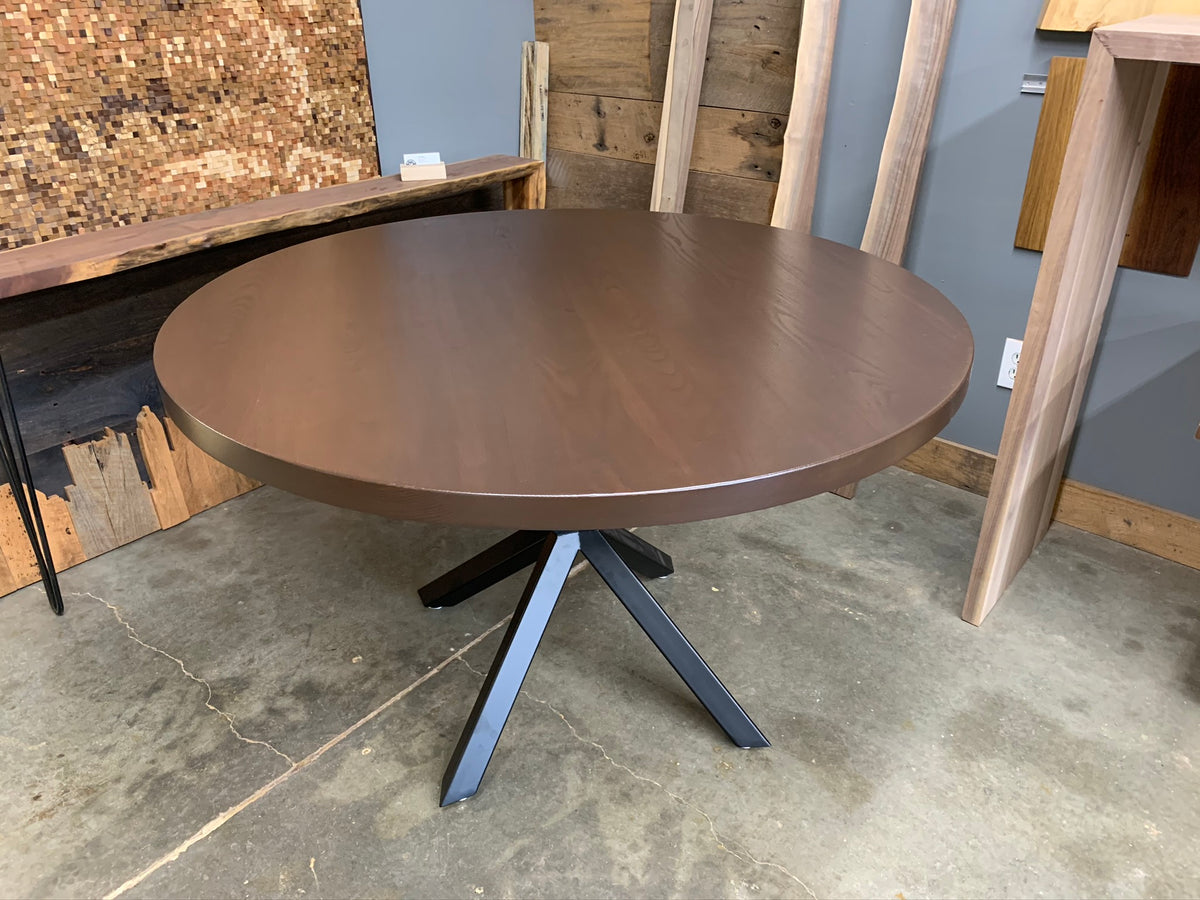 Ash Dining Table with Custom Stain