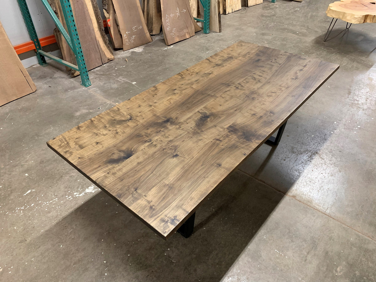 EBONIZED MAPLE DINING TABLE