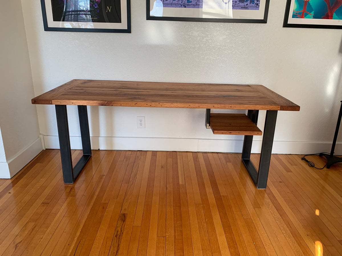 Reclaimed Red Oak Desk