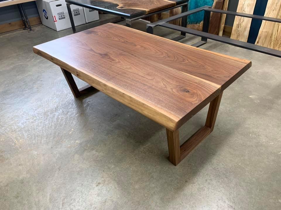 Live Edge Black Walnut Coffee Table