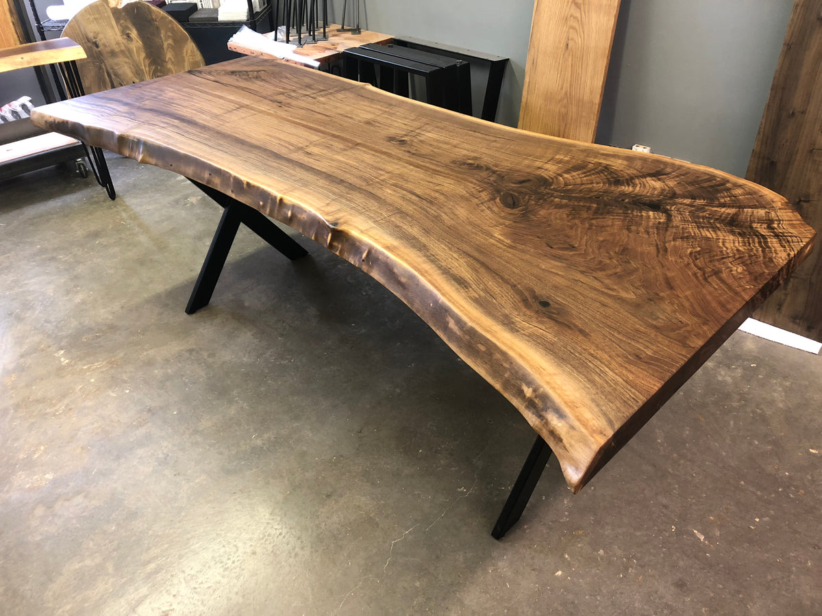 Single Slab Walnut Desk