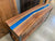 Custom Walnut Epoxy River Console Table 