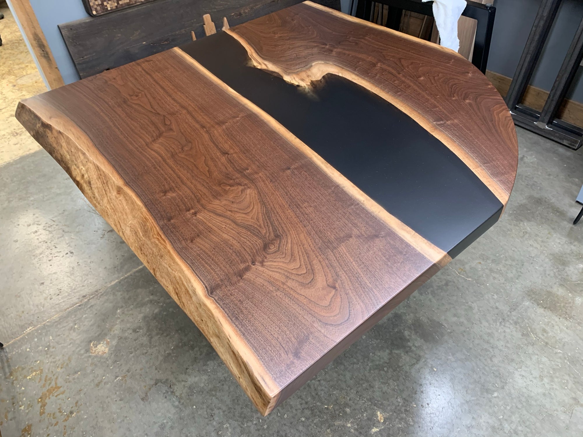 Black Walnut River Dining Table 101 KC Custom Hardwoods