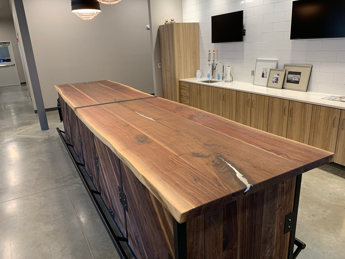 Walnut Breakroom Table
