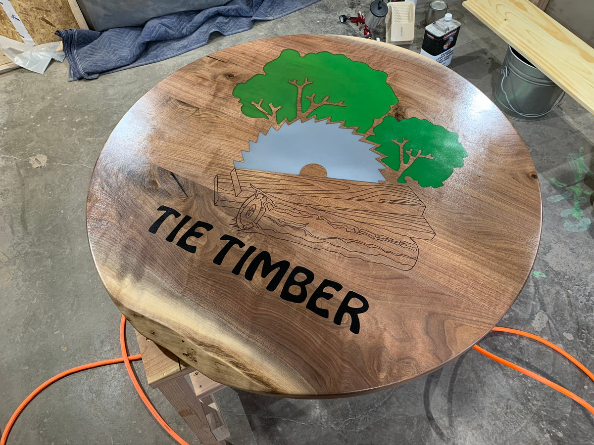 Walnut Breakroom Table