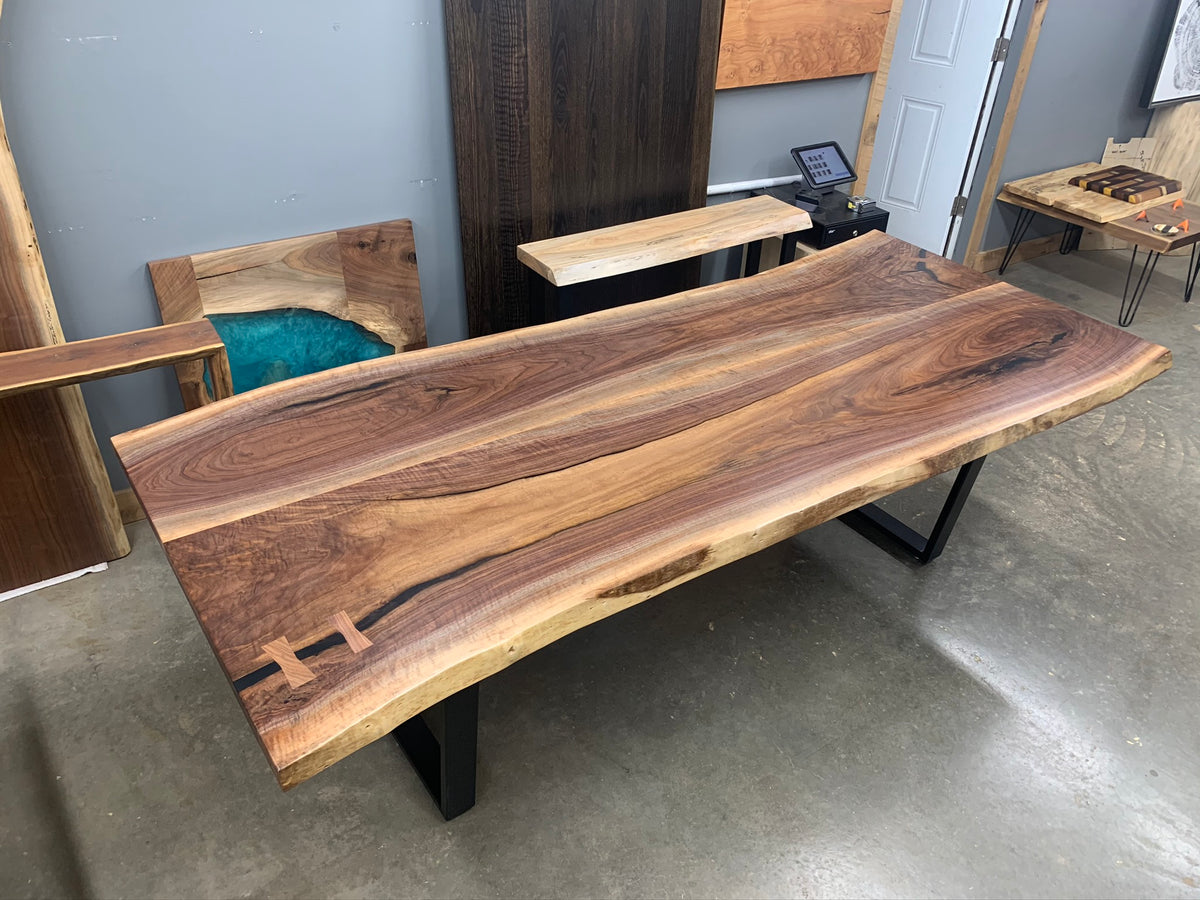 Walnut Dining Table with bowties