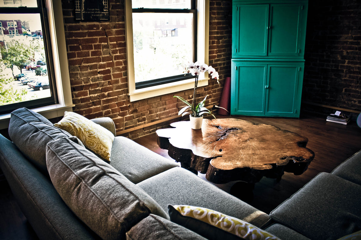 Maple Cross Cut Coffee Table