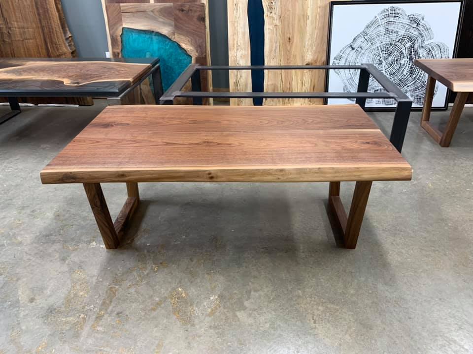 Live Edge Black Walnut Coffee Table