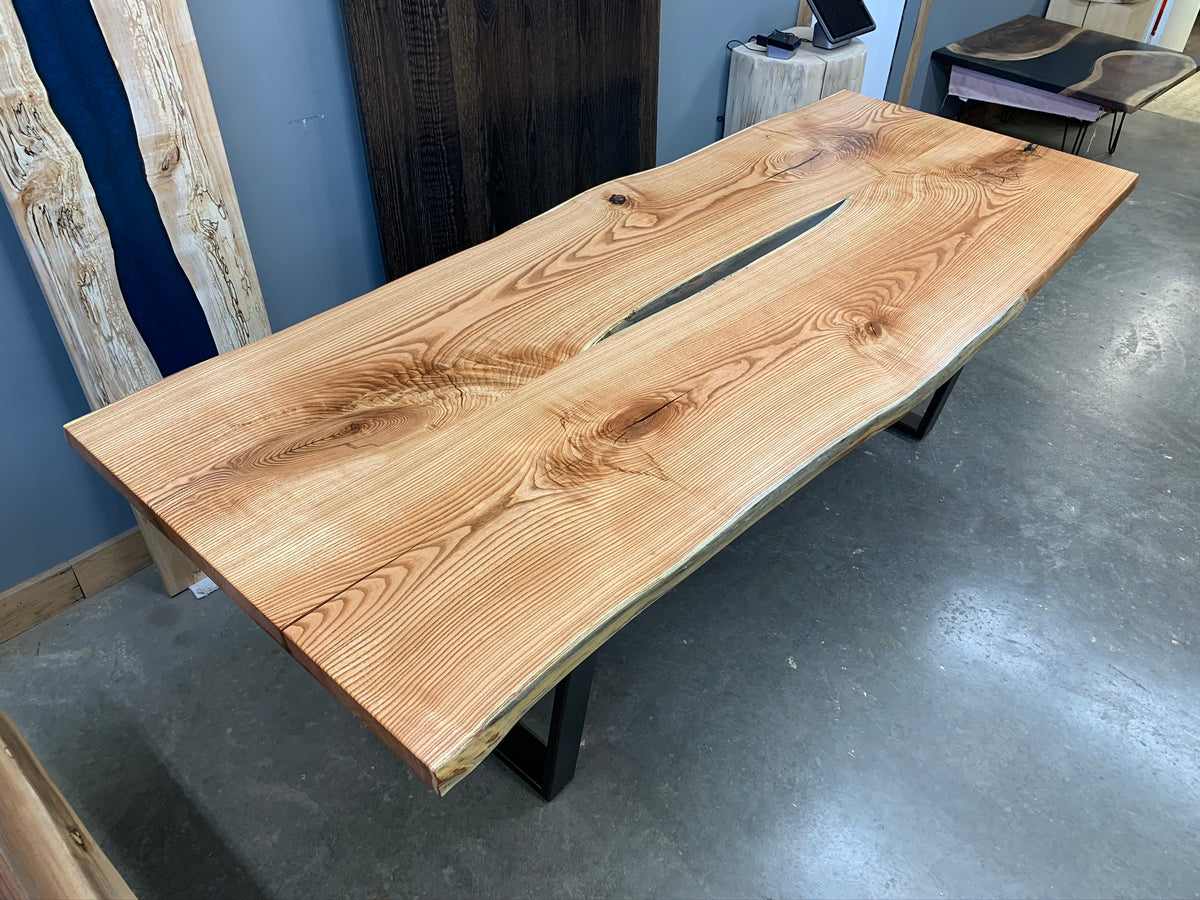 Live Edge Coffee Bean Dining Table