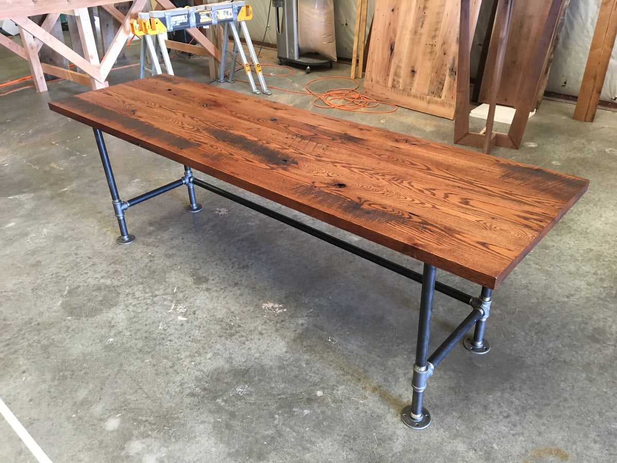 Reclaimed Red Oak Desk