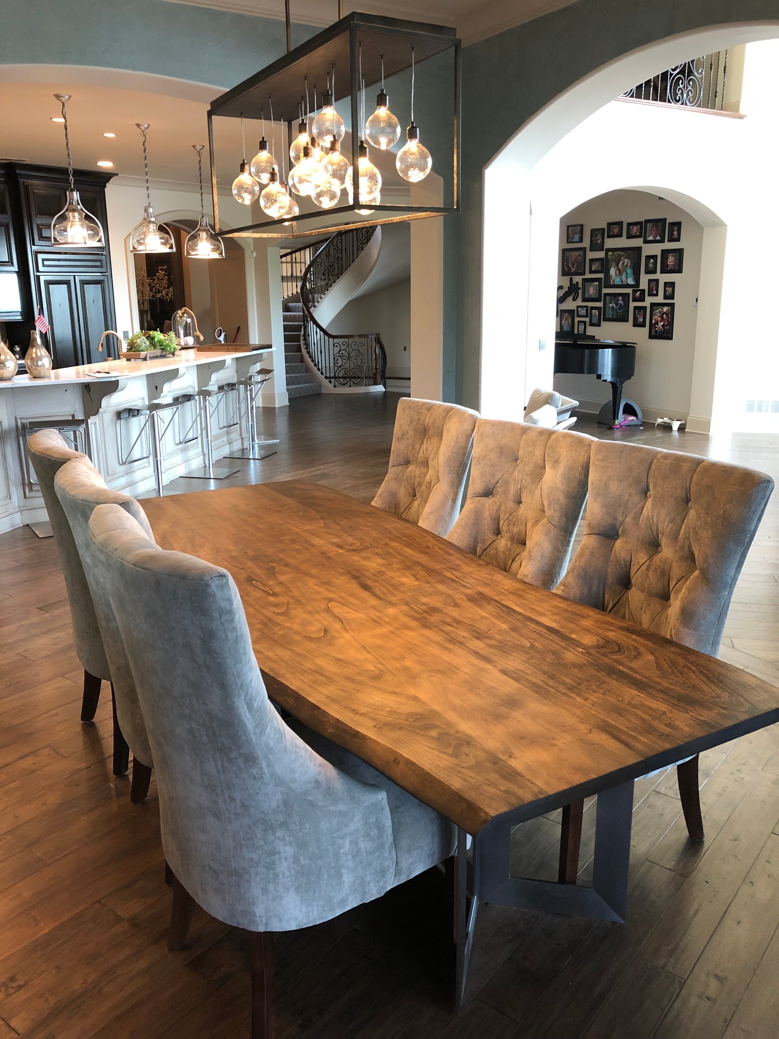 Live Edge Maple Dining Table