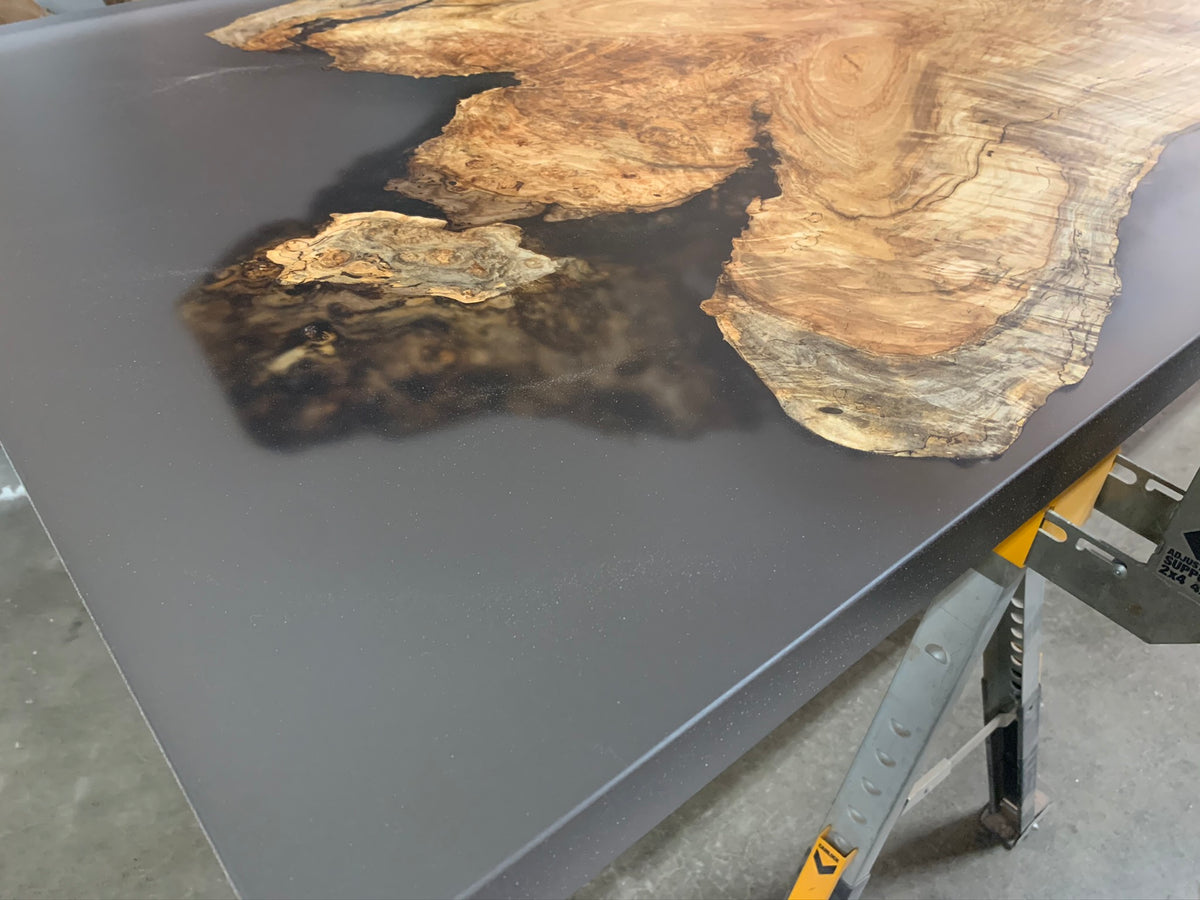 Maple Epoxy Casted Bar Top