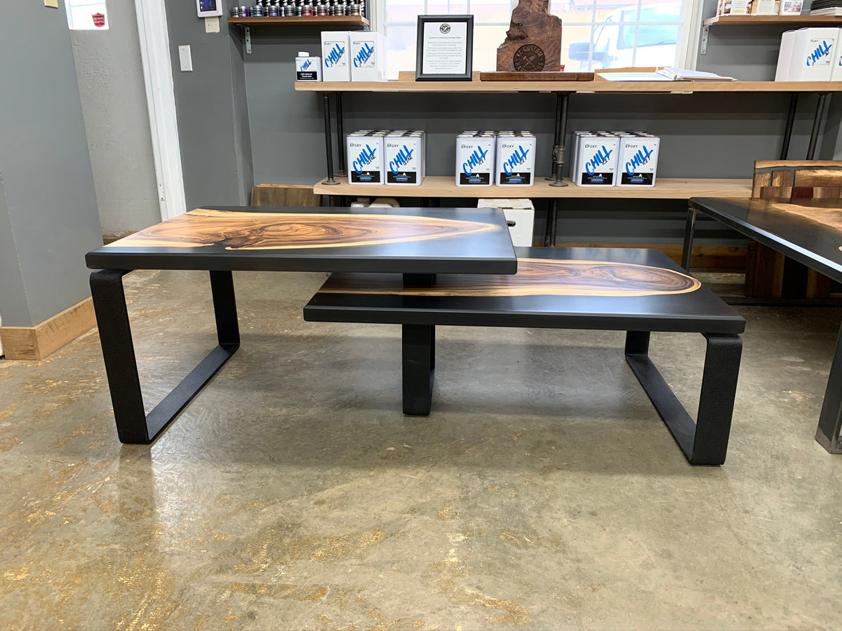 Monkey Pod Epoxy Coffee Table 139