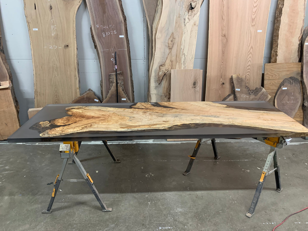 Maple Epoxy Casted Bar Top