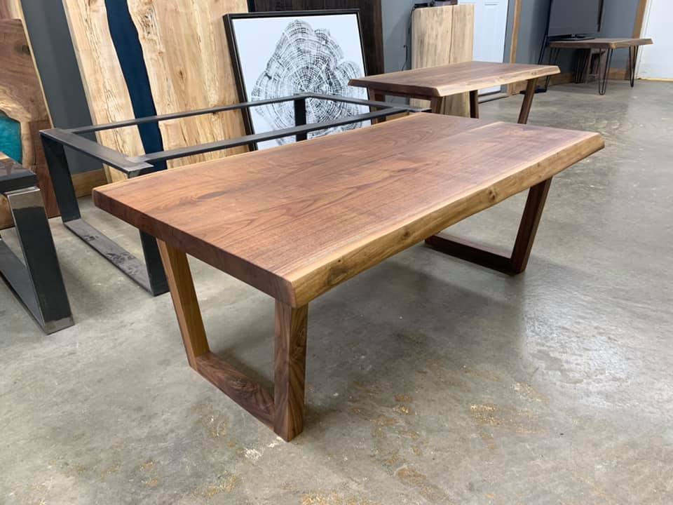 Live Edge Black Walnut Coffee Table