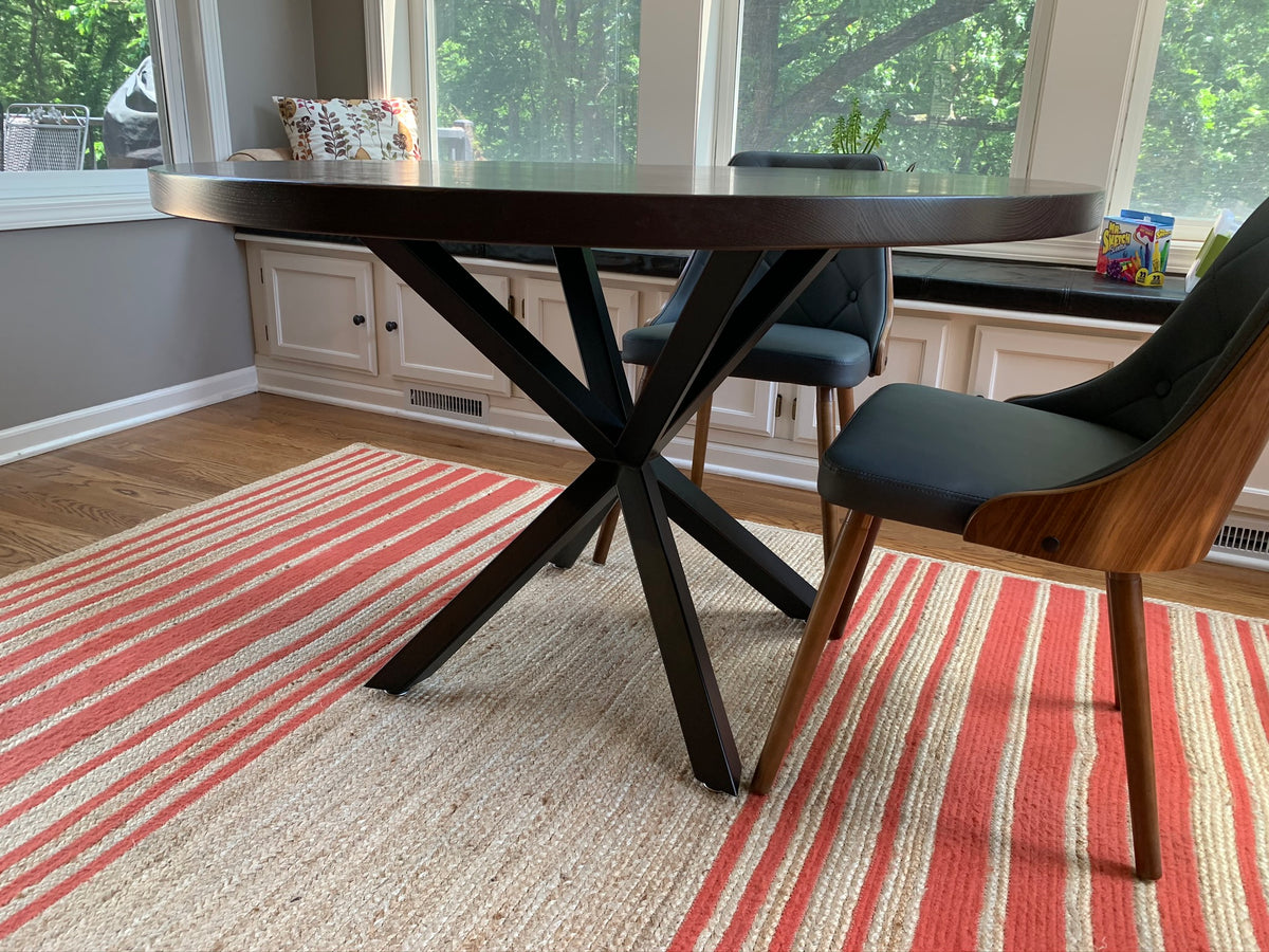 Ash Dining Table with Custom Stain