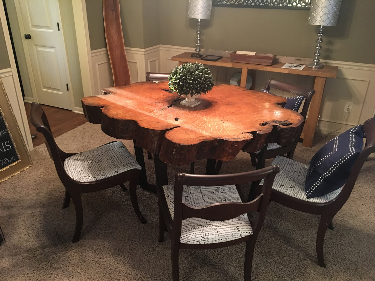 Maple Cross Cut Dining Table