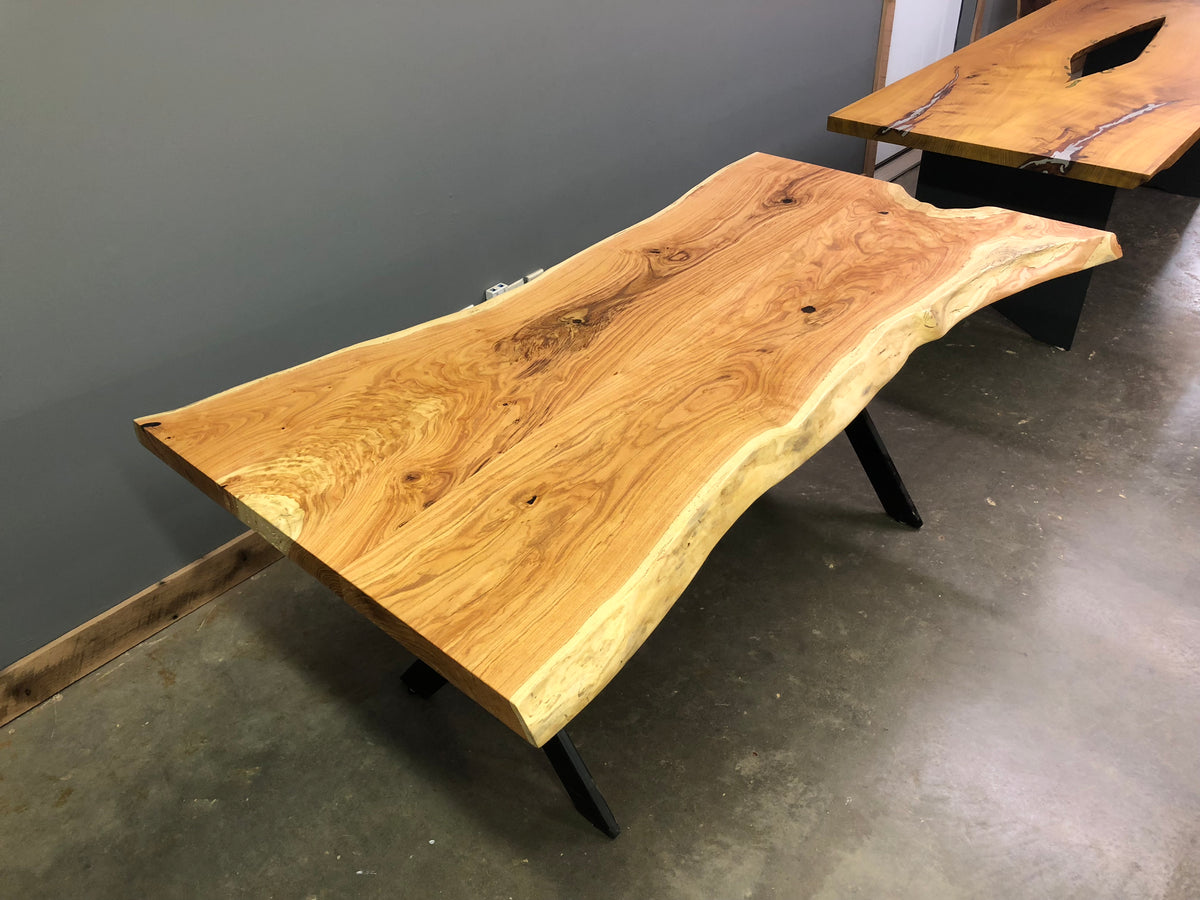 Solid Wood Honey Locust Dining Table