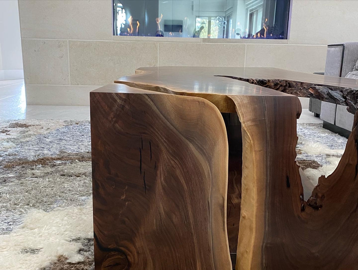 Live Edge Black Walnut Coffee Table