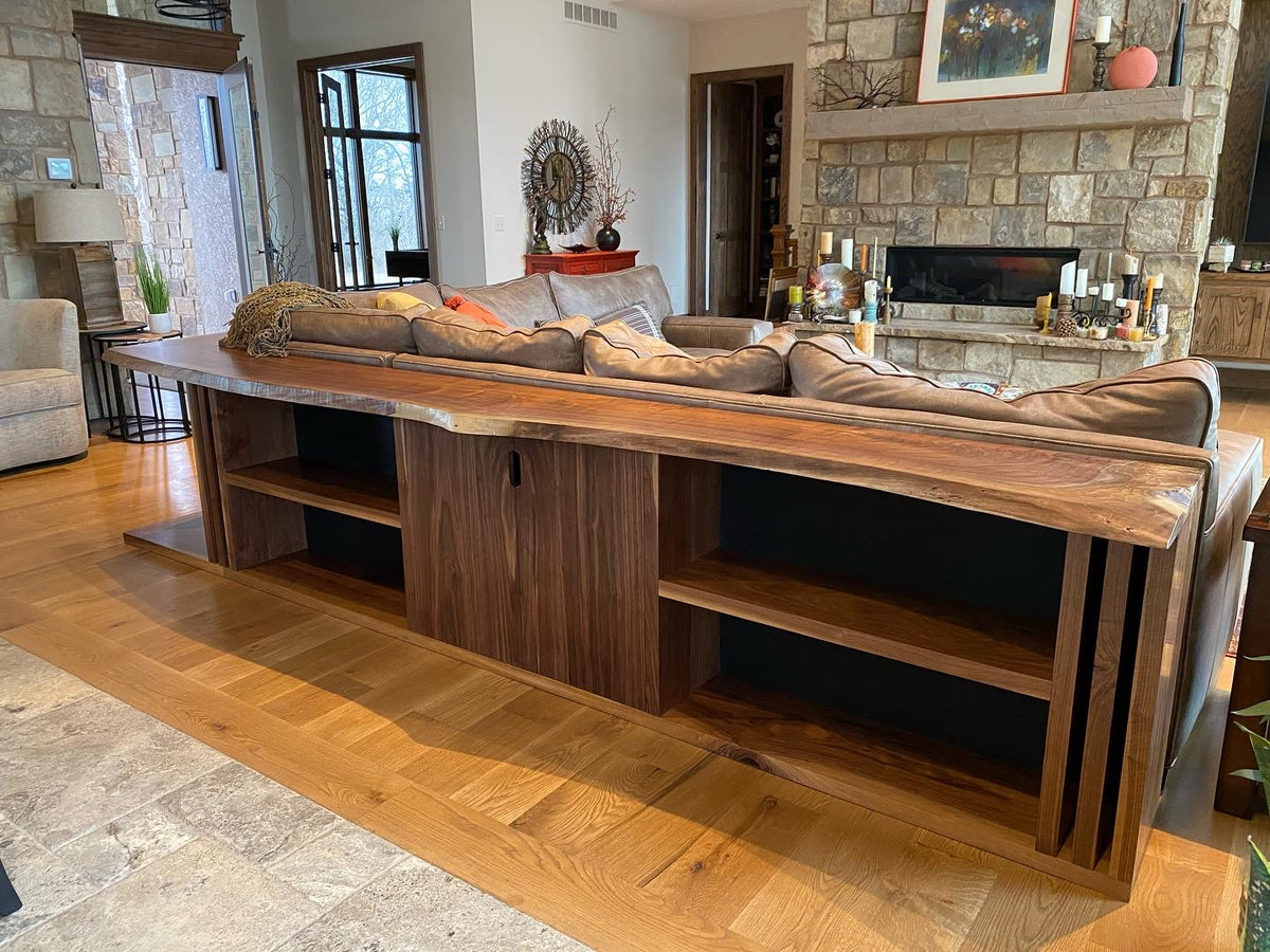 Black Walnut Sofa Table