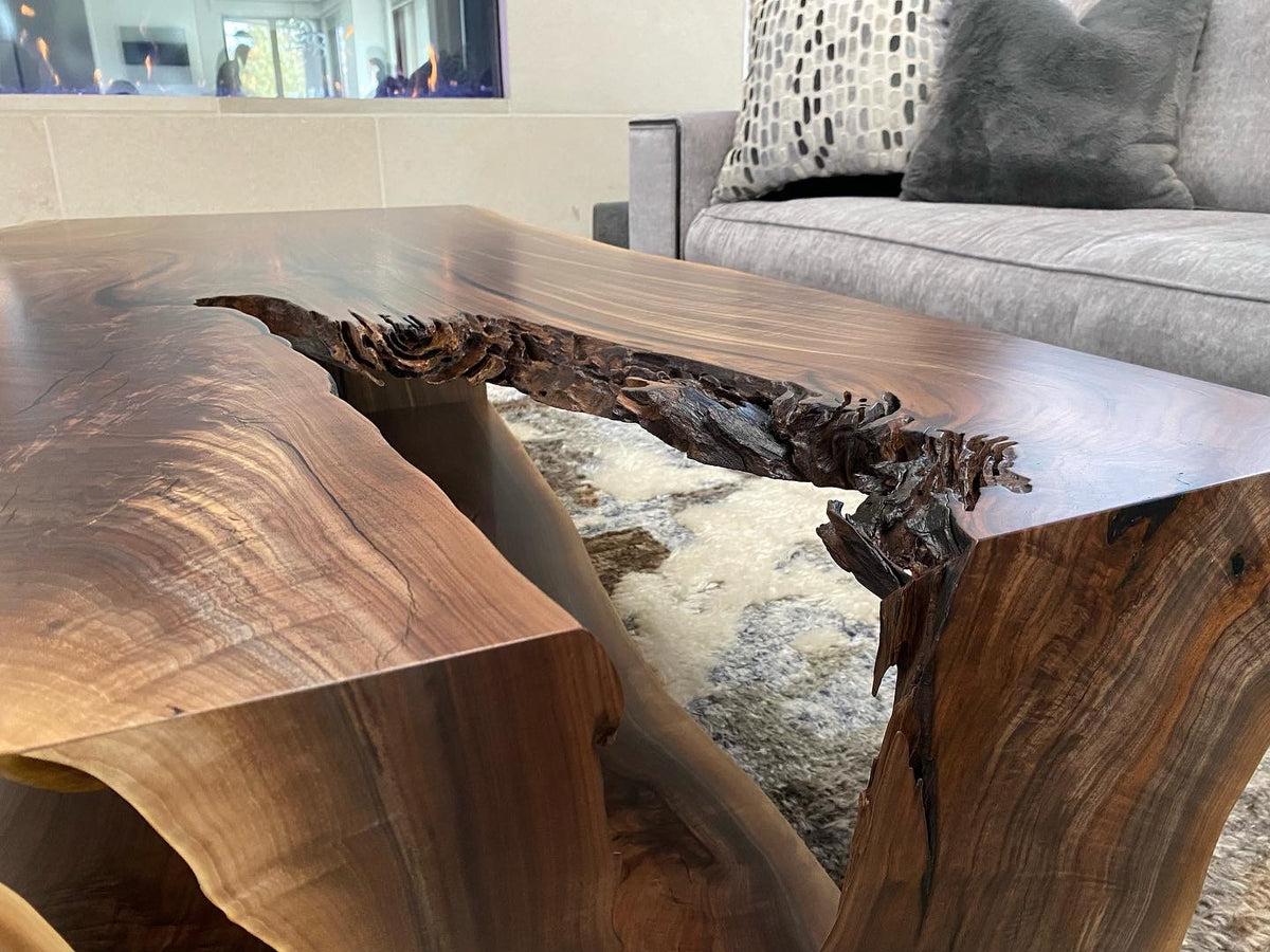 Live Edge Black Walnut Coffee Table
