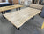 Live Edge Elm Dining Table on Parkway 1 Table Base
