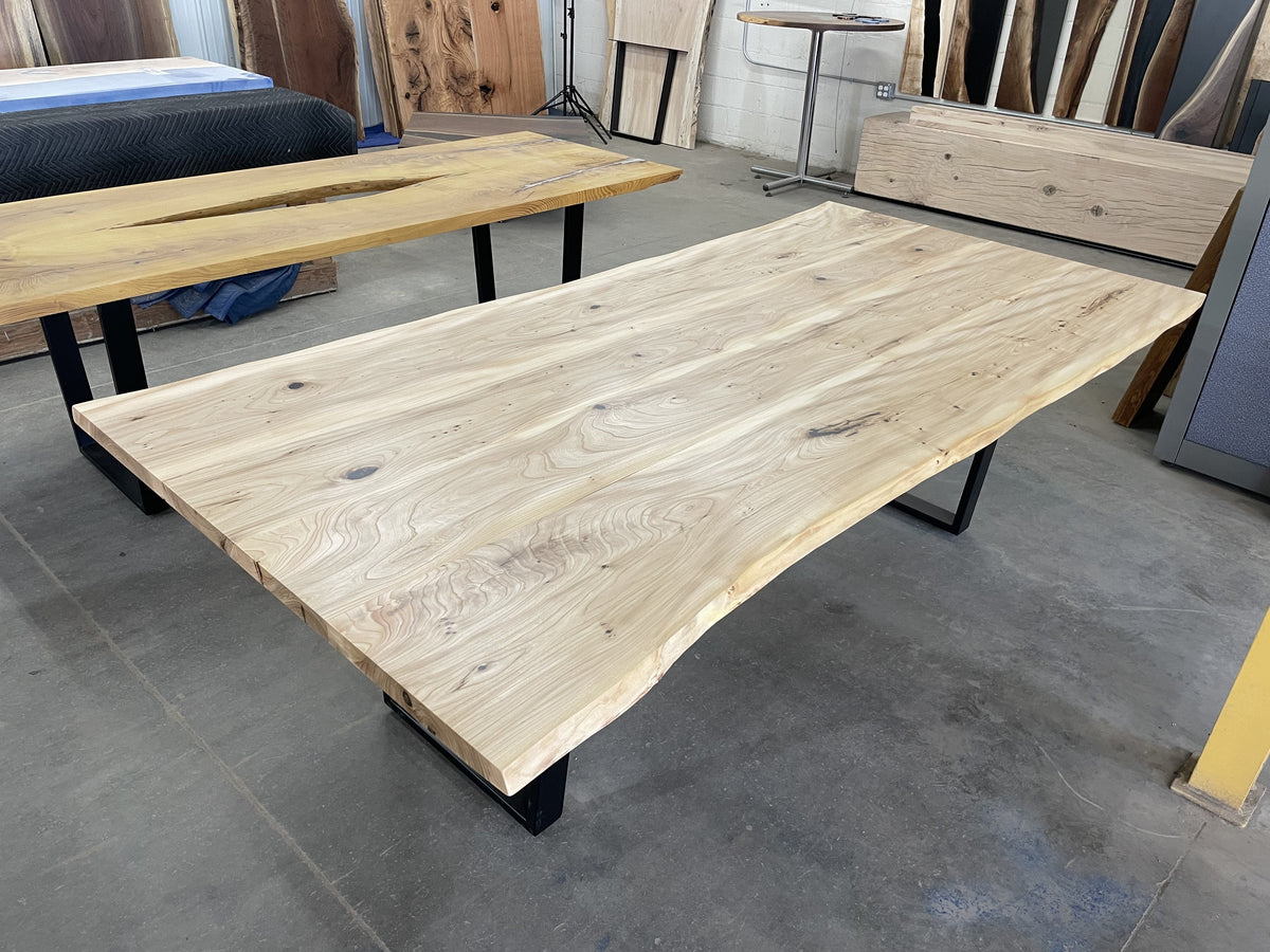 Live Edge Elm Dining Table